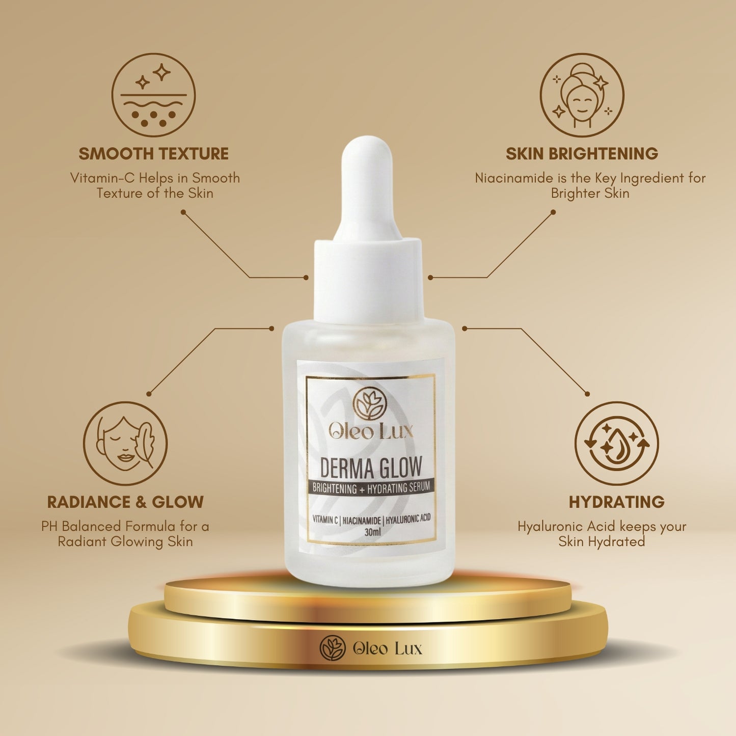 Oleo Lux Derma Glow Serum